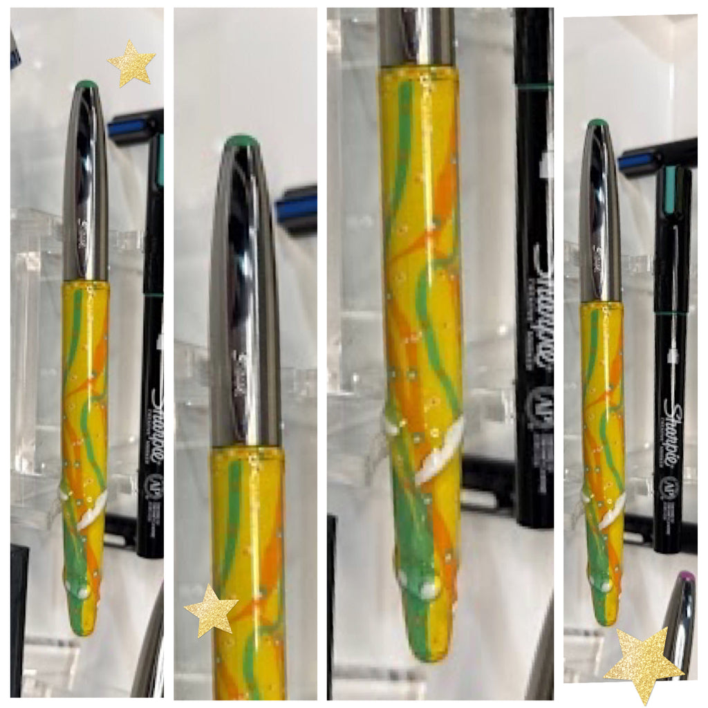 Sun-Kissed Swirl: The 360° Resin Masterpiece