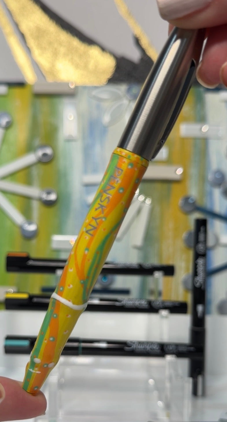 Sun-Kissed Swirl: The 360° Resin Masterpiece