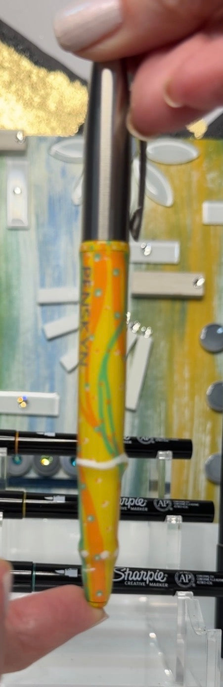 Sun-Kissed Swirl: The 360° Resin Masterpiece