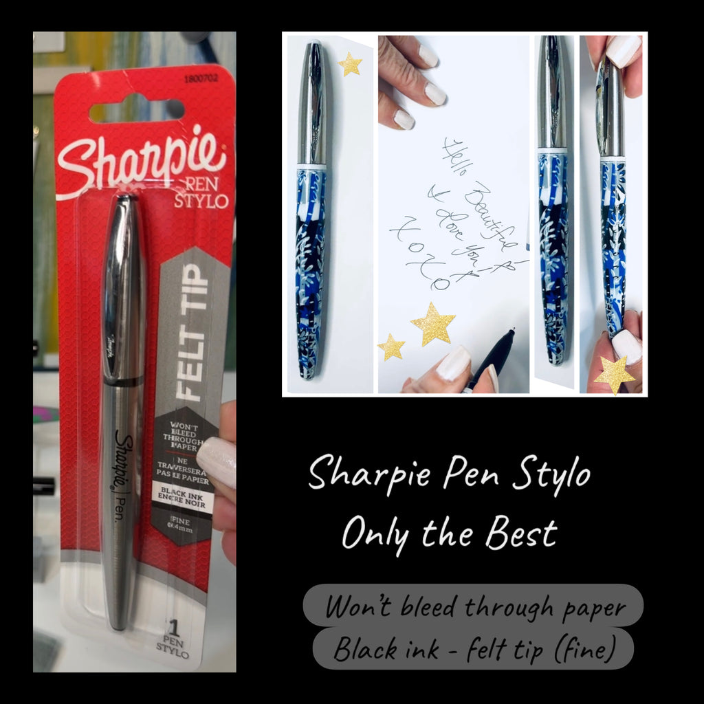 Sapphire Shoreline Hand-Painted Luxury Pen