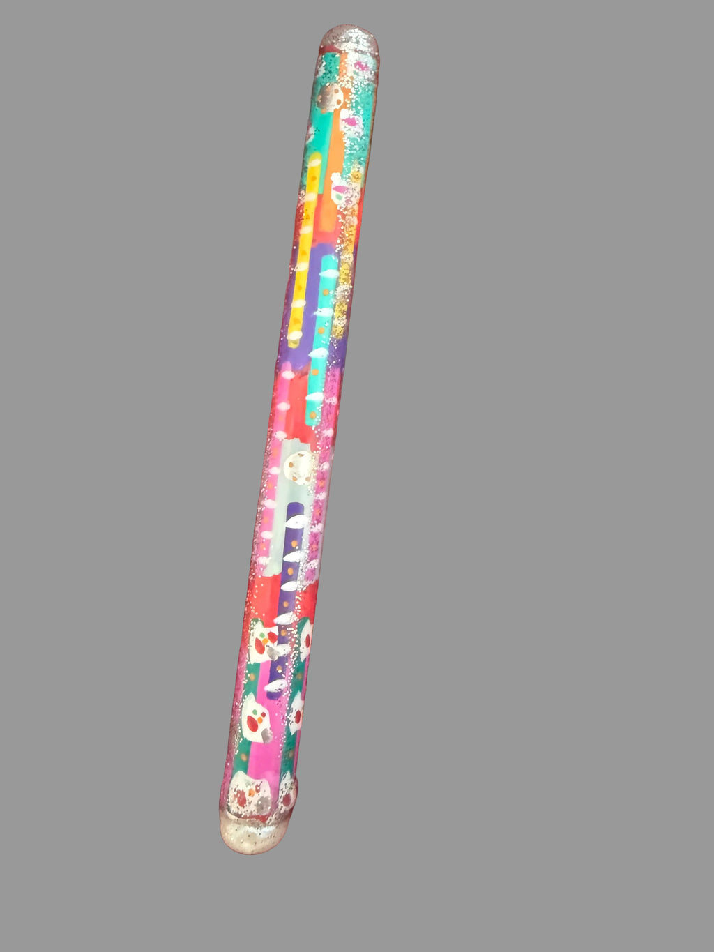 Silver Glitter ASMR Wand