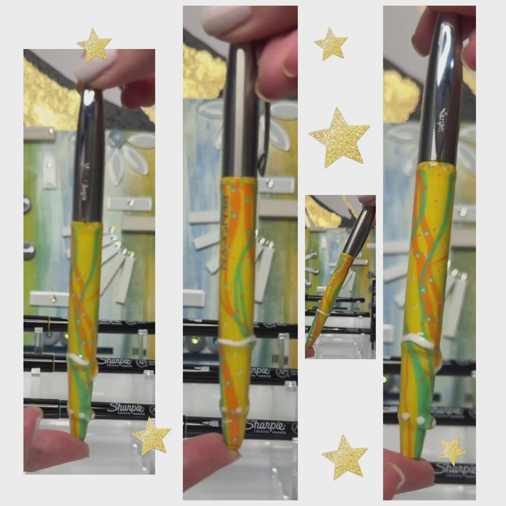 Sun-Kissed Swirl: The 360° Resin Masterpiece
