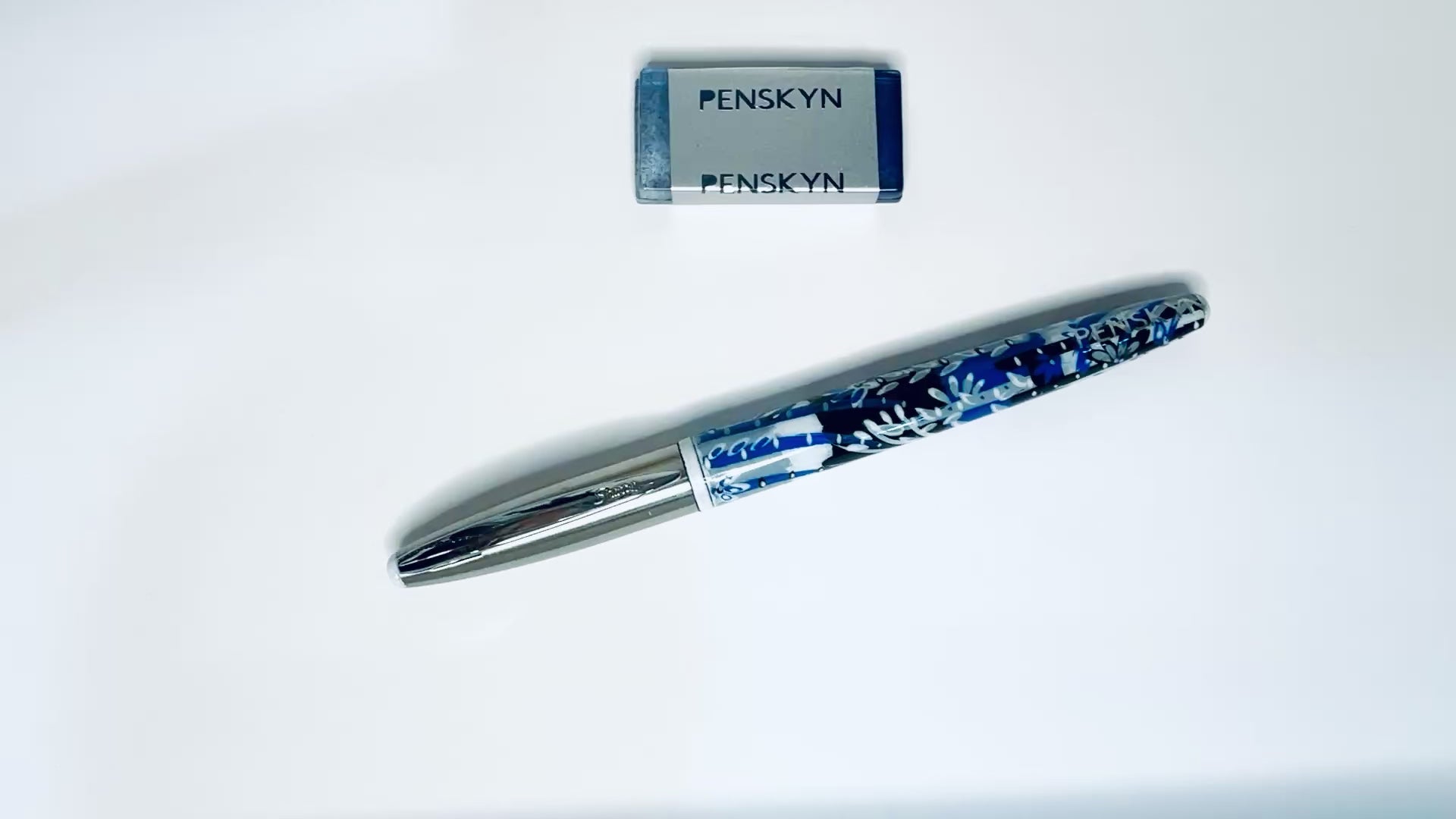 Sapphire Shoreline Hand-Painted Luxury Pen