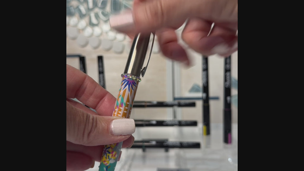 The Tropicana: Hand-Painted Luxury Stainless Steel Sturdy Pen